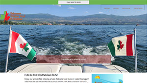 Boat Tours Kelowna offering boat cruises in and around Kelowna on Lake Okanagan.