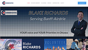 Re-Elect Blake Richards to represent the Banff-Airdrie Constituency in Alberta.