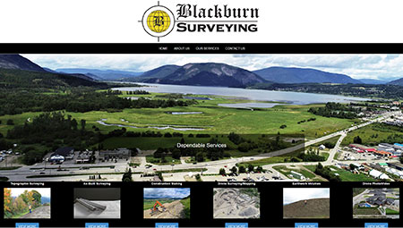 Blackburn Surveying in Salmon Arm, BC.