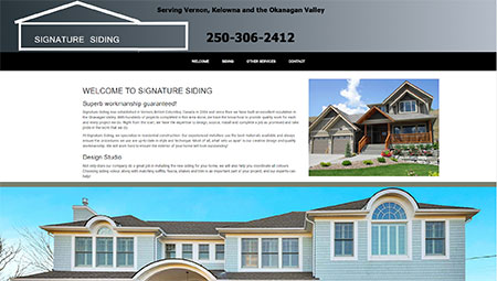 Signature Siding, serving Kelowna, Vernon and all surrounding areas.